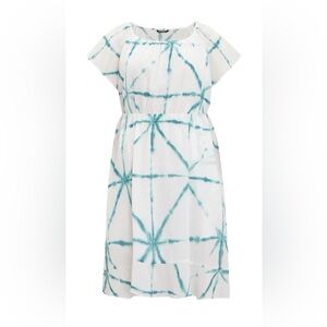 BloomChic-Geometric Print Wrap Pocket Belt Split Hem Cami Dress-Size: 12-NEW!!